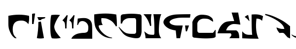 Space Encounter font preview
